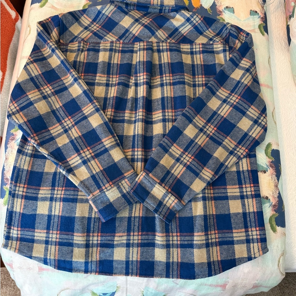 chubbies Men's XL Black Plaid and Blue Plaid Button-Down Shirt Pair (2 Shirts) - Picture 4 of 7